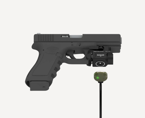 Фонарь ArmyTek Buckler M1 (Black / Холодный; 700Lm)